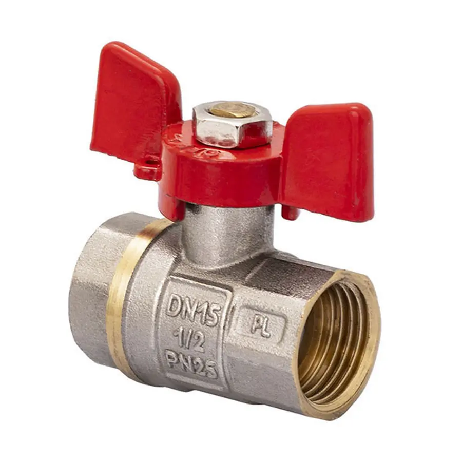 FERRO PL 1/2" ГГБ art. 602 (ЛАТУННЫЙ ШАР) 