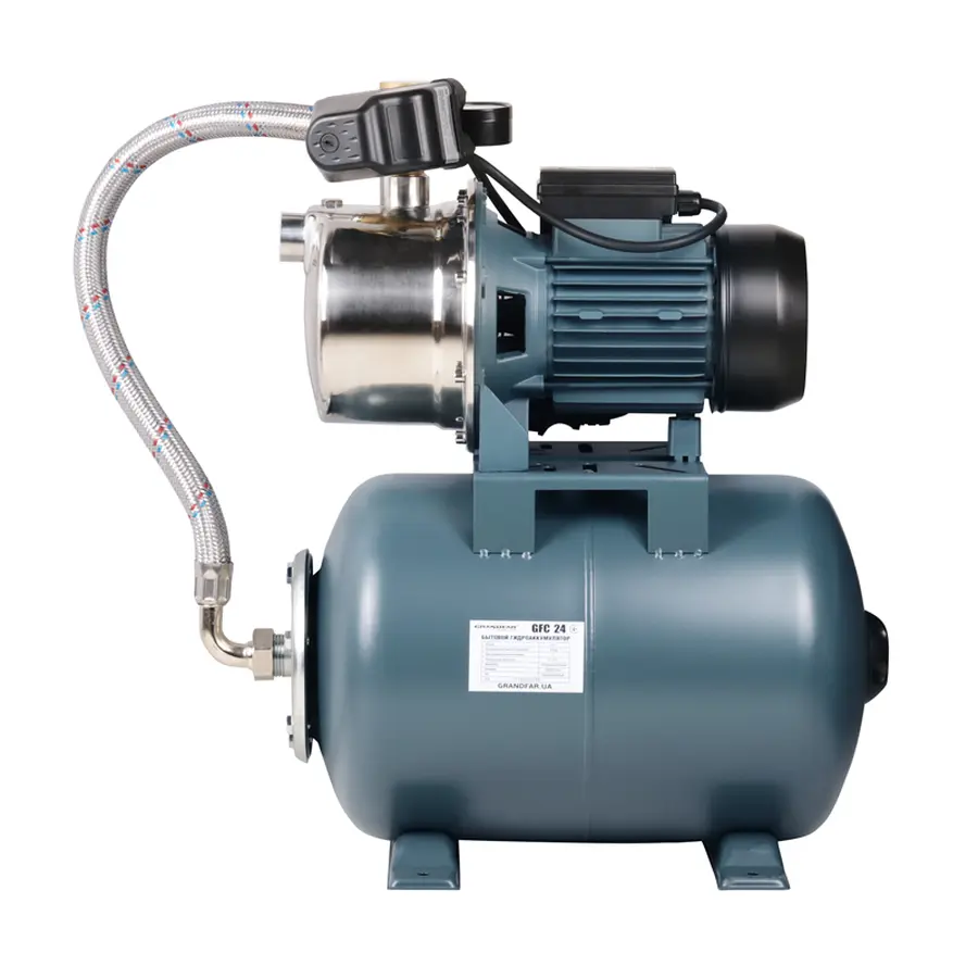 Насосна станція GRANDFAR AUTOGJSm1100 + 24L на базі GRANDFAR GJSm1100 і GRANDFAR GFC 24 (GF1055)