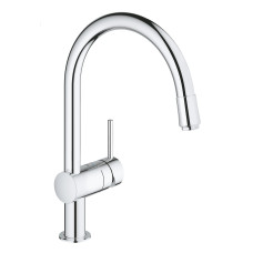 Смеситель для кухни с выдвижным изливом Grohe Minta (32918000)