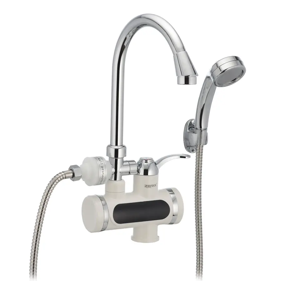 Проточний водонагрівач ZERIX ELW11-E (з індик. Темп.) (ZX2983)