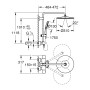 Душевая система с термостатом для душа Grohe Rainshower System (26647000)