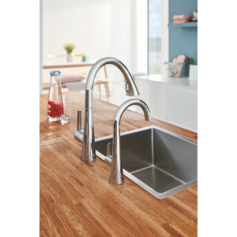 Смеситель для кухни с выдвижным изливом Grohe Zedra (32294002)