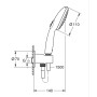 Скрытая душевая система Grohe Eurosmart New Tempesta 200 (UA25183003)