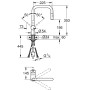 Смеситель для кухни с выдвижным изливом Grohe Minta (32322002)