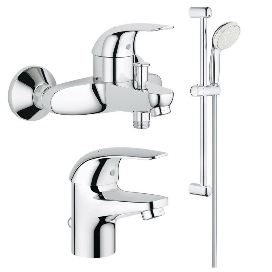 Набор смесителей Grohe Euroeco для ванной (123226S)