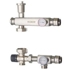 Змішувальний вузол KOER KR.S1023 (з термостатичним смесит. Клапаном) 1 "НР SUS304 (KR2957)