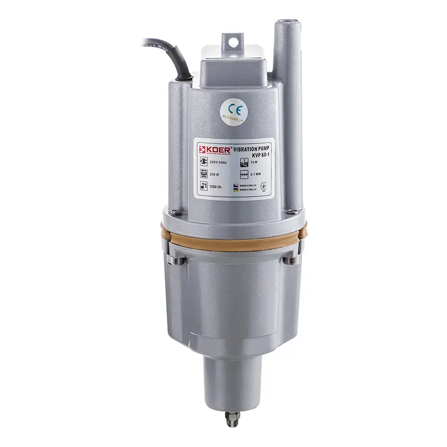 Насос вибрационный одноклапанный нижн.забор KOER KVP 60-1 (обмотка-медь) (KP2897)