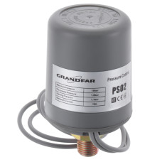 Реле включення для насосних станцій підвищення тиску GRANDFAR PS02 AWZB-S нар. різьблення (GF1386)