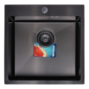 Кухонна мийка MIXXUS Чорна MX5050-200x1.0-PVD (MX0578)