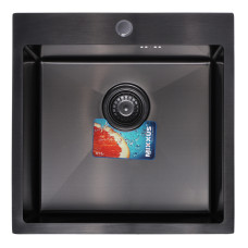 Кухонна мийка MIXXUS Чорна MX5050-200x1.0-PVD (MX0578)