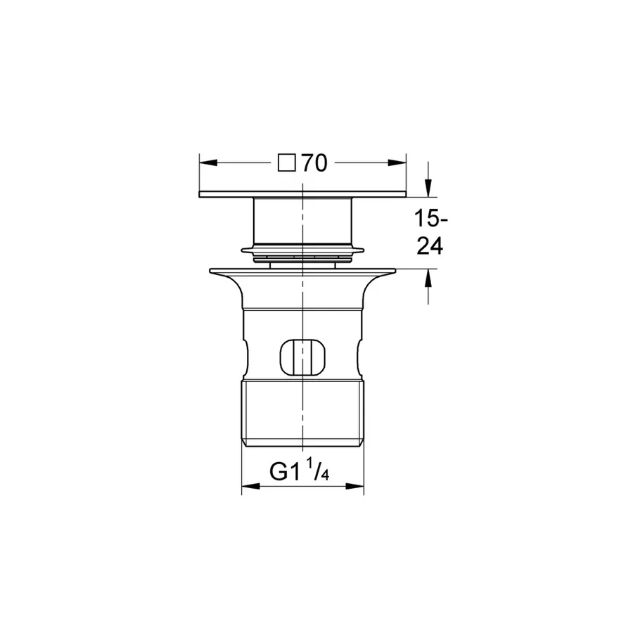Нажимной донный клапан Grohe (40565000)