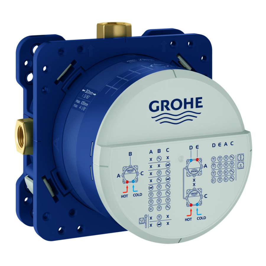 Душевая система скрытого монтажа со смесителем Grohe Grohtherm SmartControl (UA34614SC4)