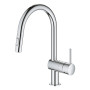 Смеситель для кухни с выдвижным изливом Grohe Minta (32321002)