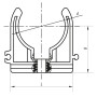 Крепление для PPR трубы 20 KOER K0074.PRO (KP0089)