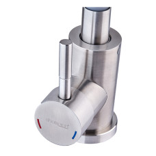 Смеситель для кухни с силиконовым изливом Champion SUS-011 Refl.Gray (нерж. сталь) (CH0333)
