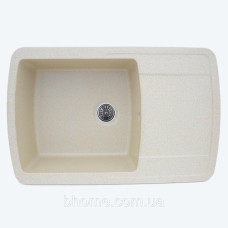 Гранітна мийка для кухні Platinum 7749 ROMA глянець Пісок