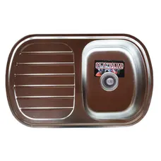 Кухонна мийка з нержавіючої сталі Platinum 7749 САТІН 0,8 / 180