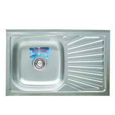 Кухонна мийка з нержавіючої сталі Platinum 8050 L САТІН 0,7 / 160