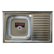 Кухонна мийка з нержавіючої сталі Platinum 8050 L САТІН 0,5 / 160