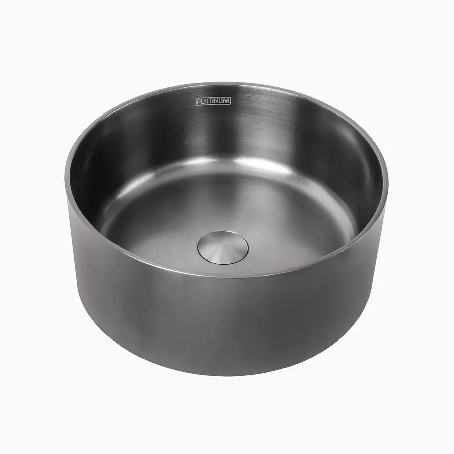 Умивальник Platinum Handmade PVD чорний 380 * 380