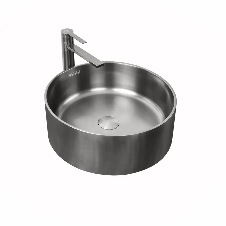 Умивальник Platinum Handmade PVD чорний 380 * 380