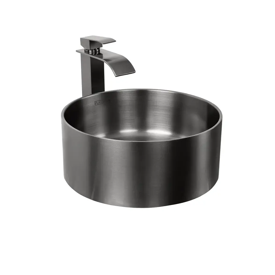 Умивальник Platinum Handmade PVD чорний 380 * 380