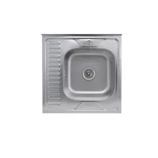 Кухонна мийка з нержавіючої сталі Platinum 6060 R САТИН 0,7 / 160