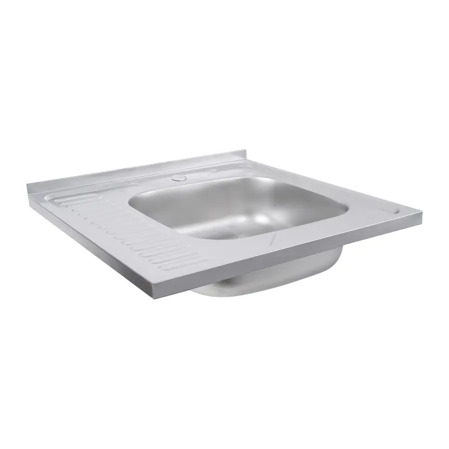 Кухонна мийка з нержавіючої сталі Platinum 6060 R САТИН 0,7 / 160