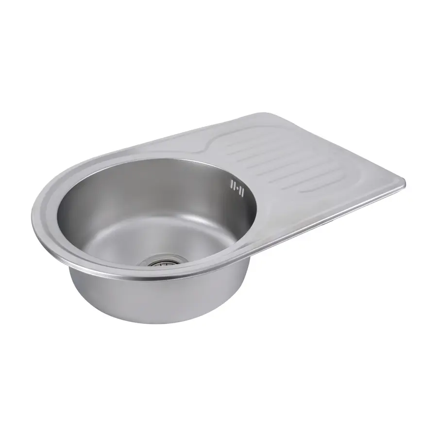 Кухонна мийка з нержавіючої сталі Platinum 6745 САТІН 0,8 / 180