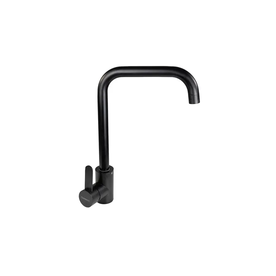 Змішувач кухонний Platinum 3008B FH MATT BLACK чорний