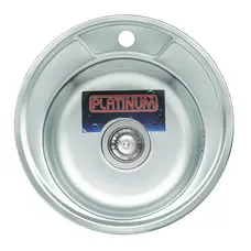 Кухонна мийка з нержавіючої сталі Platinum 450 САТИН 0,6 / 170