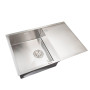 Кухонная мойка Platinum Handmade Н78 * 50/200 L с креплением и отверстием под смеситель