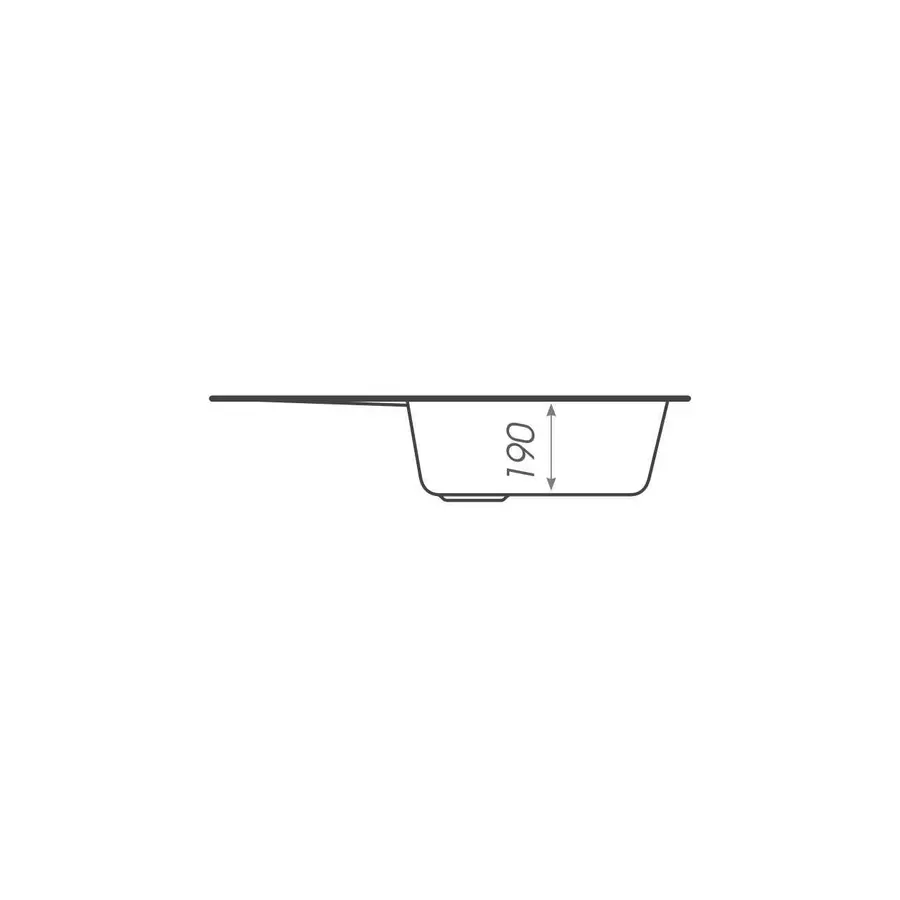 Гранітна мийка для кухні Platinum 7750 GAZZO глянець Мікс