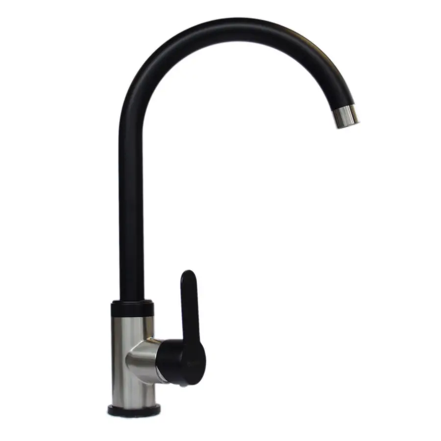 Змішувач кухонний Platinum PC 519B чорний/хром