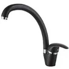 Смеситель черный кухонный Platinum 7012 TW