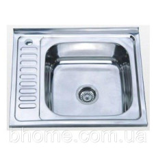 Кухонна мийка з нержавіючої сталі Platinum 6050 R САТІН 0,5 / 160