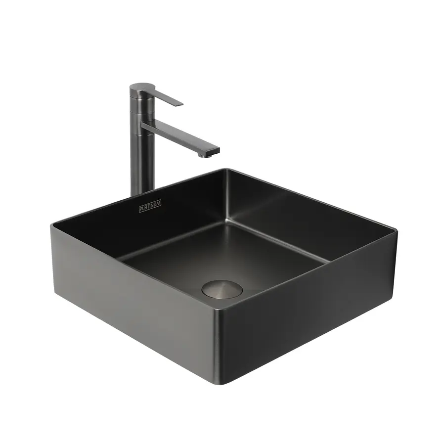 Умивальник Platinum Handmade PVD чорний 400 * 400