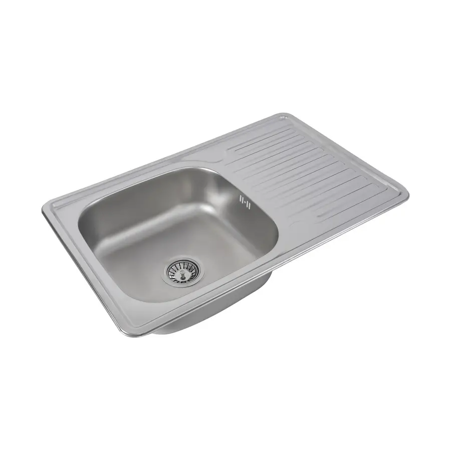 Кухонна мийка з нержавіючої сталі Platinum 7850 САТІН 0,8 / 180