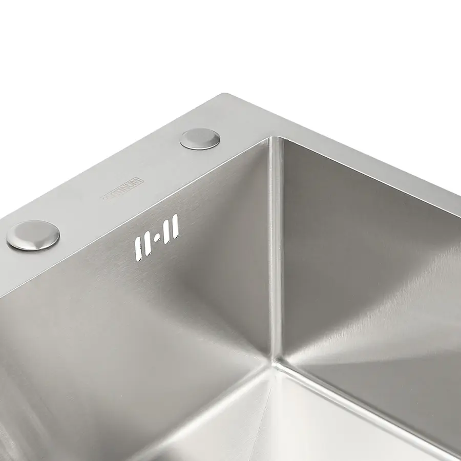 Кухонная мойка Platinum Handmade 60 * 45/220 3,0 / 1,5 мм корзина и дозатор в комплекте