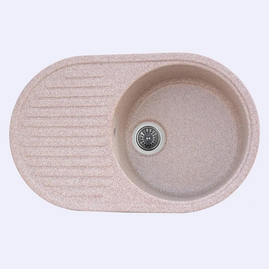 Гранитная мойка для кухни Platinum 7346 ASTORIA глянец Сафари