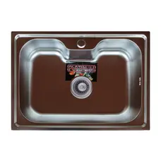 Кухонна мийка з нержавіючої сталі Platinum 6043 САТИН 0,8 / 180