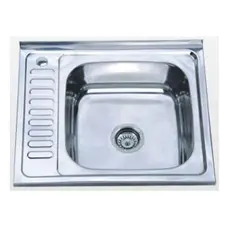 Кухонна мийка з нержавіючої сталі Platinum 6050 R ДЕКОР 0,7 / 160