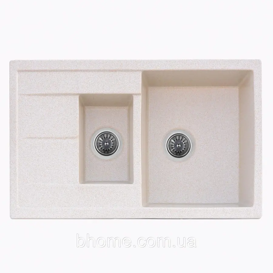 Гранітна мийка для кухні Platinum 7850W KESSAN глянець Пісок