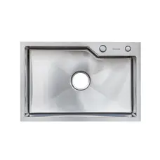 Кухонная мойка Platinum Handmade 65 * 43/220 3,0 / 1,5 мм корзина и дозатор в комплекте