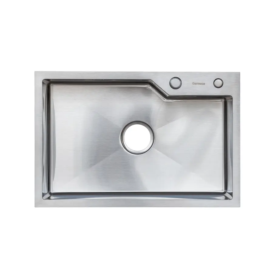 Кухонная мойка Platinum Handmade 65 * 43/220 3,0 / 1,5 мм корзина и дозатор в комплекте