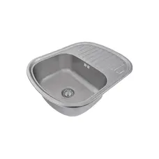 Кухонна мийка з нержавіючої сталі Platinum 6349 САТИН 0,8 / 180