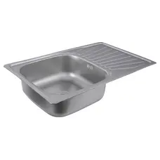 Кухонна мийка з нержавіючої сталі Platinum 7848 ДЕКОР 0,8 / 180