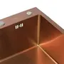 Кухонная мойка Platinum Handmade 500 мм х 220 м х 500 мм 3.0 мм бронза корзина и дозатор в комплекте