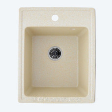 Гранітна мийка для кухні Platinum 4050 RUBY глянець Пісок