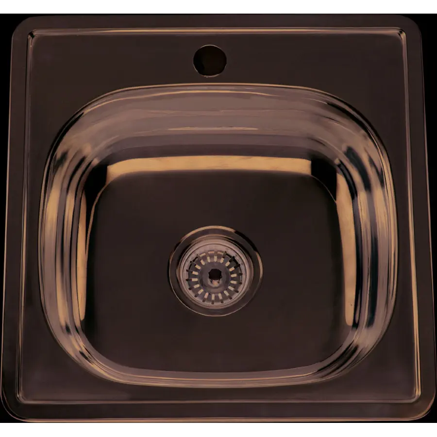 Кухонна мийка з нержавіючої сталі Platinum 4848 САТИН 0,6 / 150